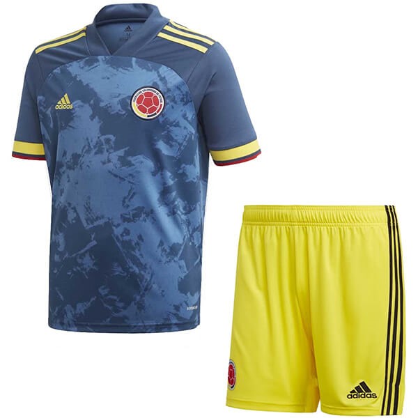 Camiseta Colombia Niño 2nd 2020 Azul